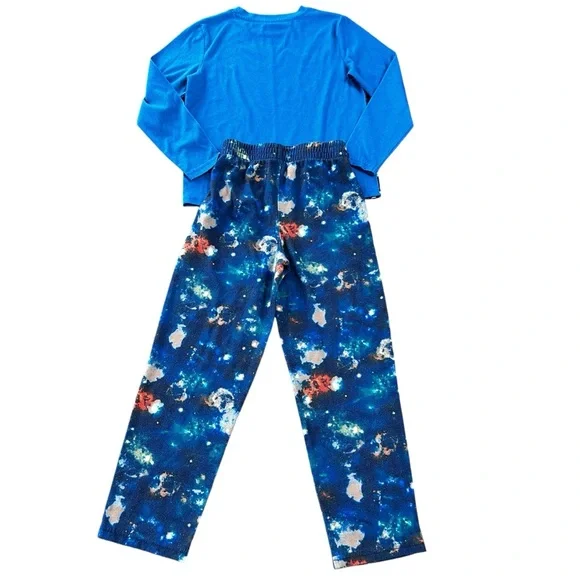 Cat & Jack Blue long sleeve pajama set. - Picture 5 of 5